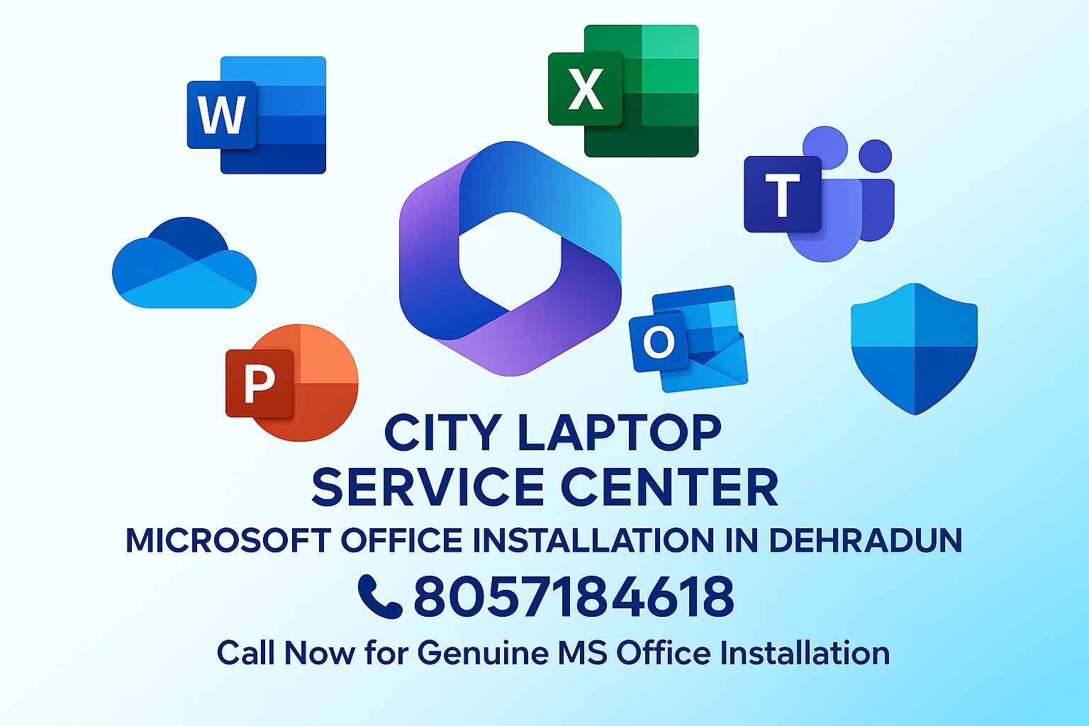 Microsoft Office Installation in Dehradun-City Laptop Service Center