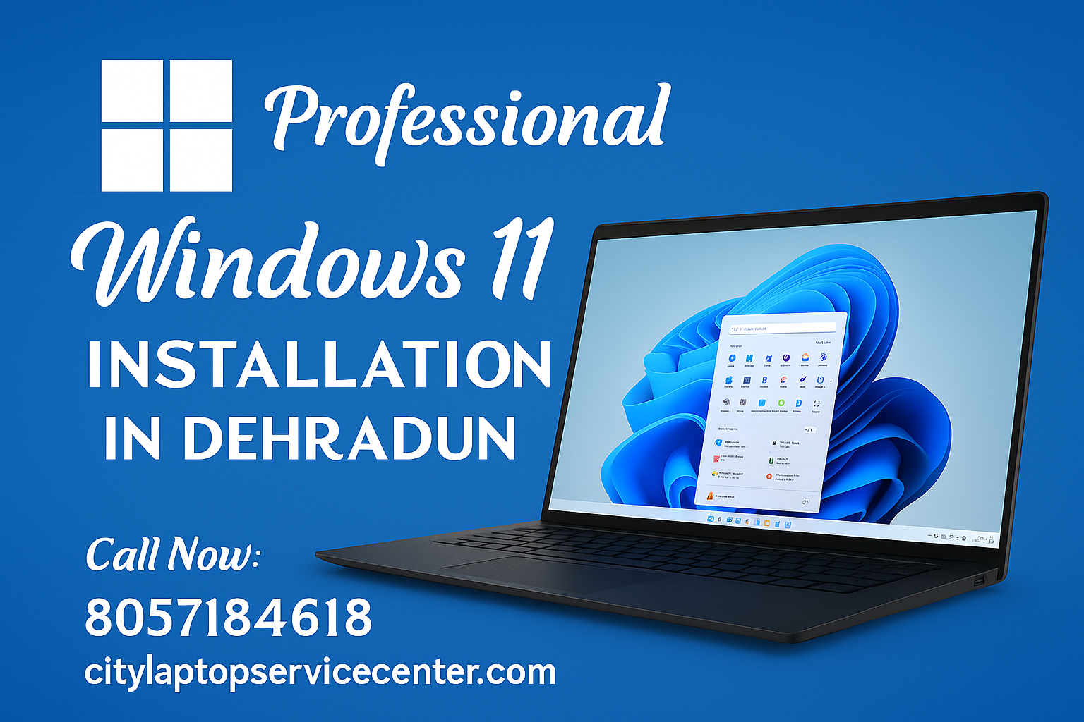 windows 11 installation in dehradun - city laptop service center