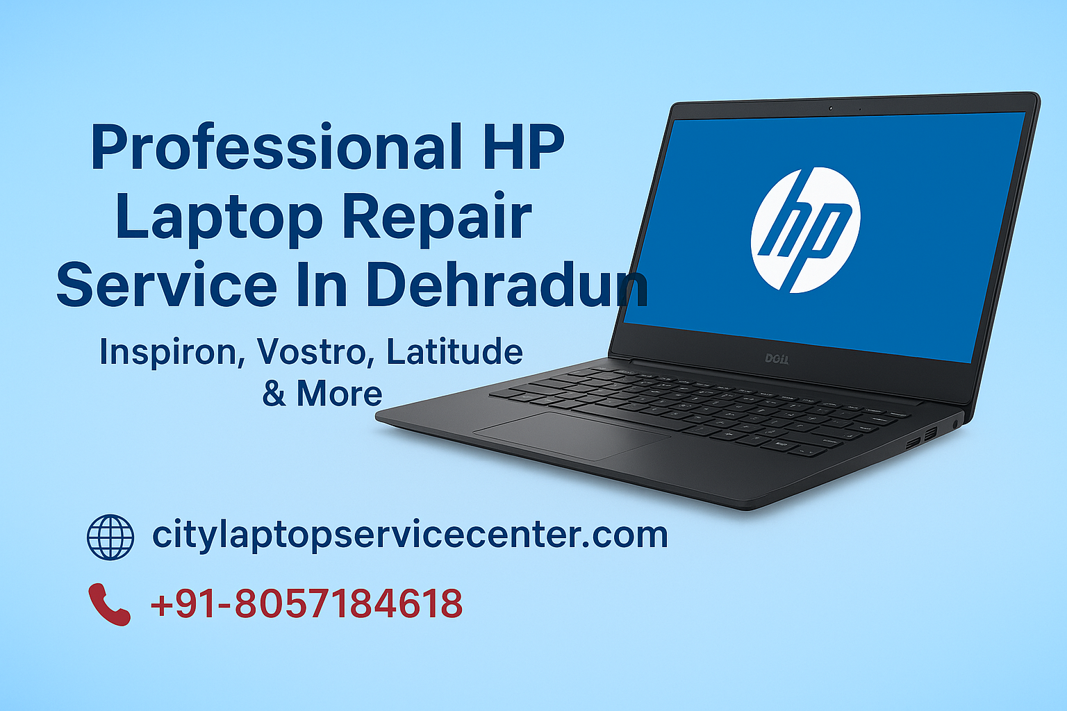 HP laptop models repair in Dehradun – Pavilion, Envy, Omen, Spectre serviced by City Laptop Service Center