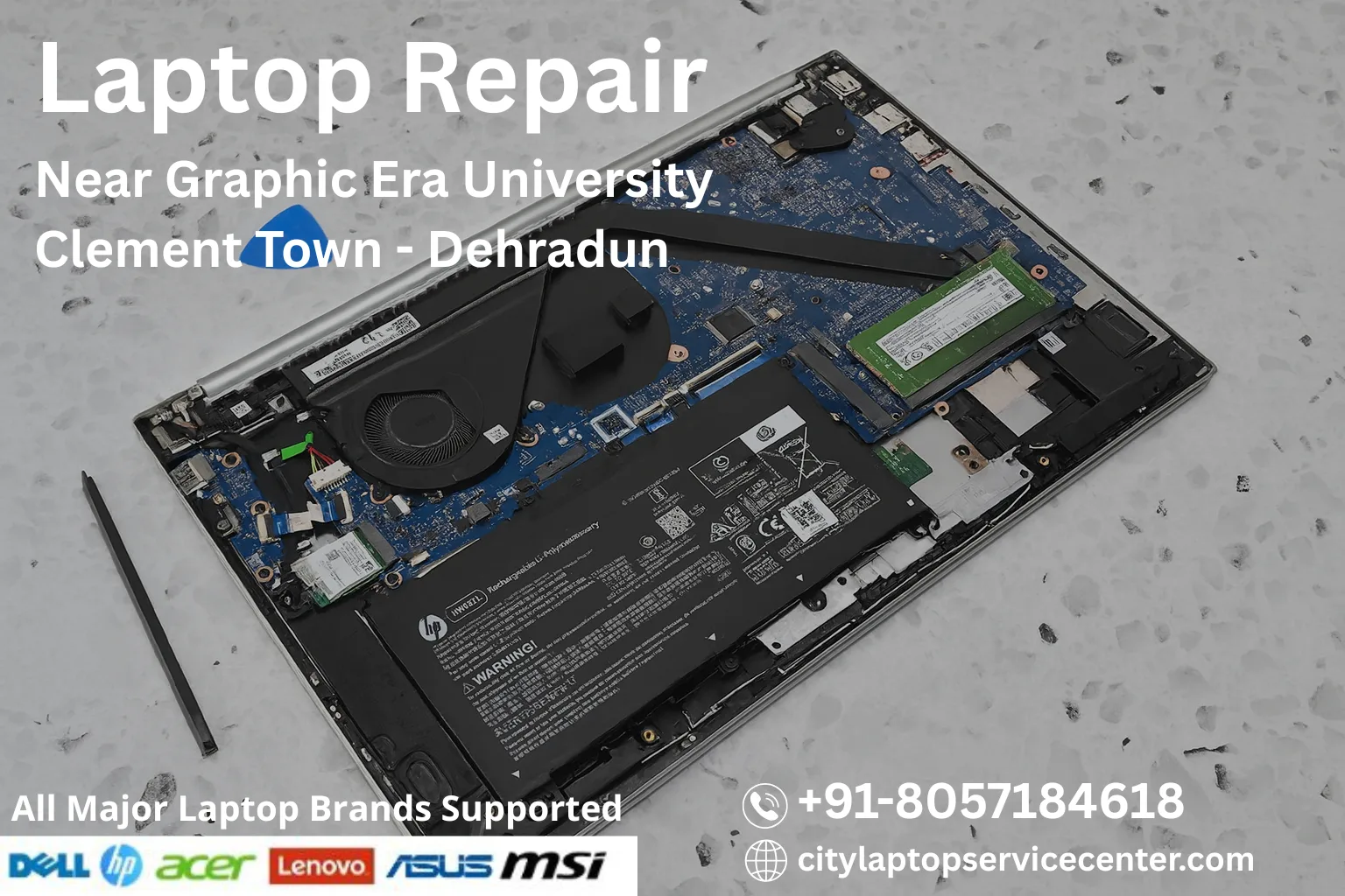 Laptop Models Repair for Graphic Era Students in Clement Town Dehradun