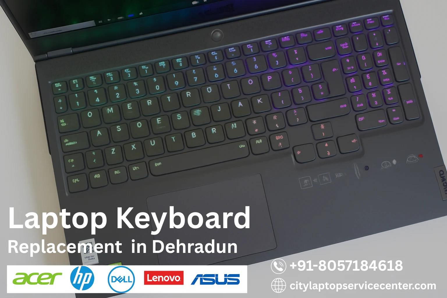 Laptop Keyboard Repair in Dehradun